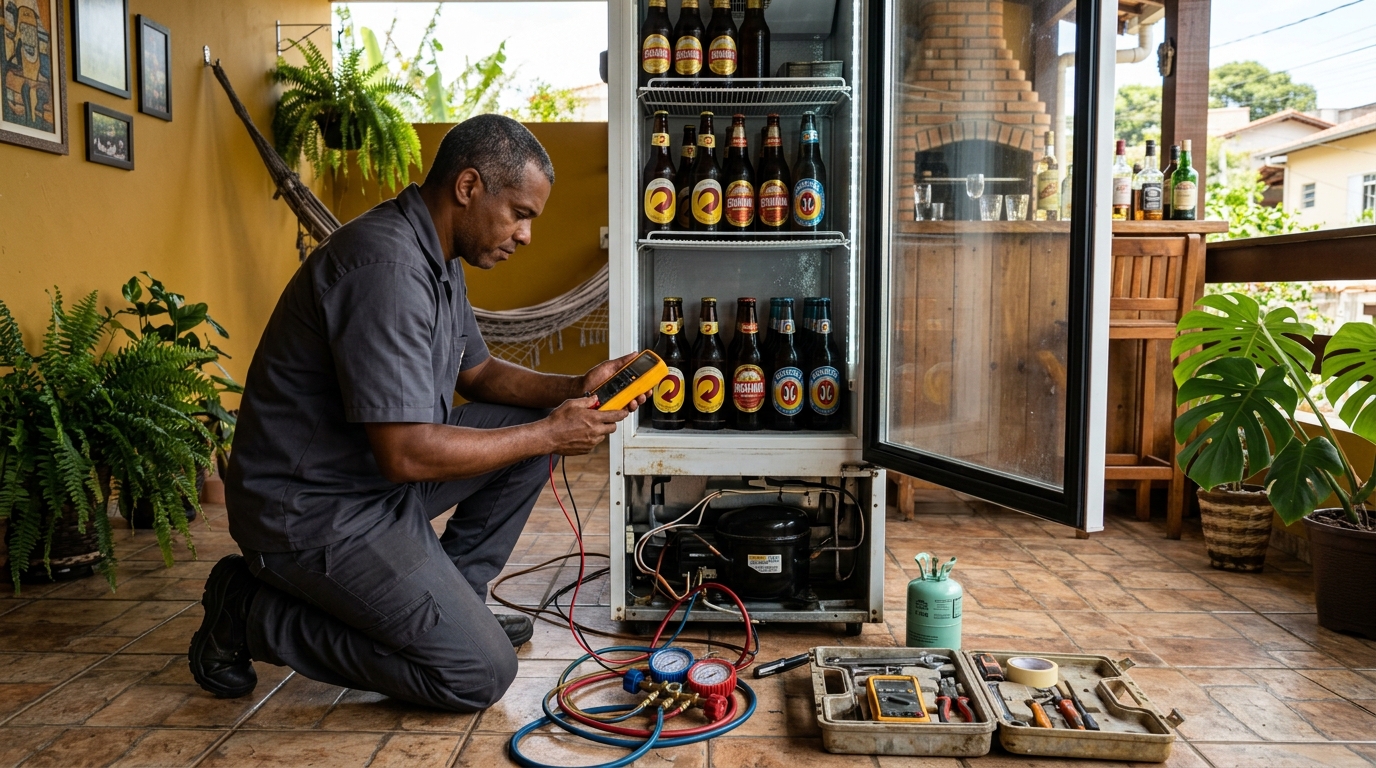 Manutenção da placa eletrônica de cervejeira no Amazonas, Betim‑MG